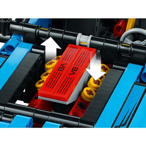 LEGO Technic 42098 Araba Nakliye Aracı - Resim 5