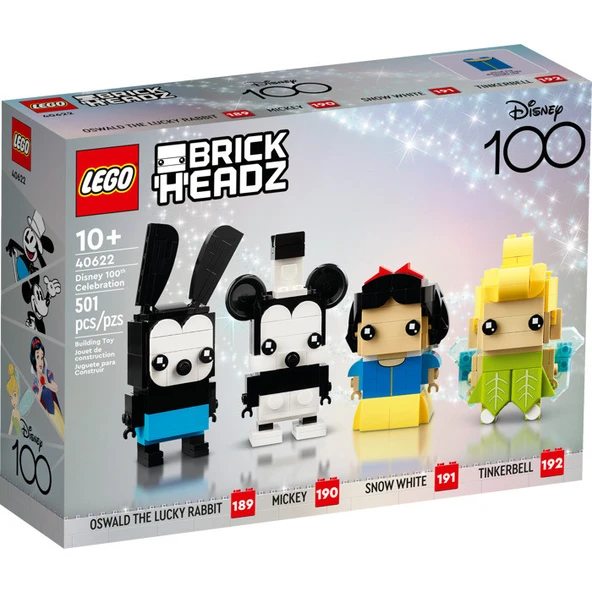 LEGO 40622 Disney Classic Disney’in 100. Yıl Kutlaması (501 Parça) ürün görseli 1