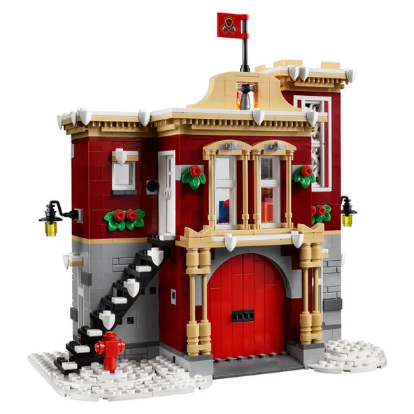 LEGO Creator Expert 10263 Winter Village Fire Station - Resim 4