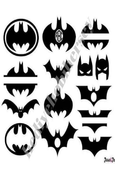 hediyehobihersey Yenilebilir Pasta Resmi Kurabiye Baskısı Pirinç Kağıdı Batman Pasta Kurabiye Baskısı ürün görseli 1