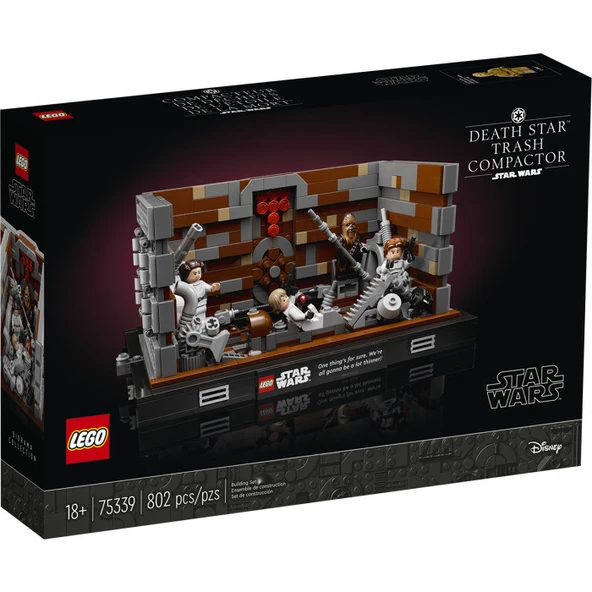 LEGO 75339 Star Wars Ölüm Yıldızı Çöp Sıkıştırıcı Diyoraması ürün görseli 1
