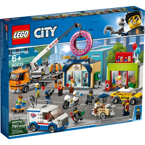 LEGO City 60233 Donut Dükkanı Açılışı ürün görseli 1