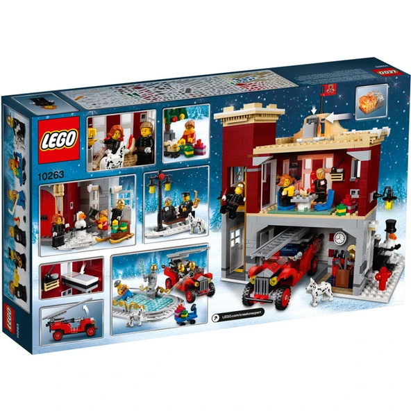 LEGO Creator Expert 10263 Winter Village Fire Station - Resim 3
