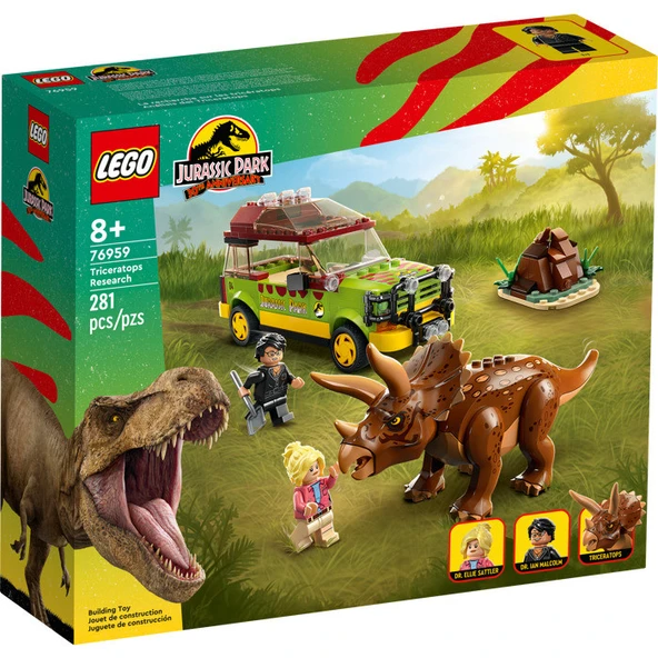 LEGO 76959 Jurassic World Triceratops Araması ürün görseli 1