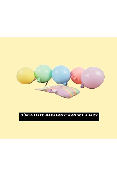 hediyehobihersey Mini Metalik Altın Balon 5 İnç 6Adet ürün görseli 1