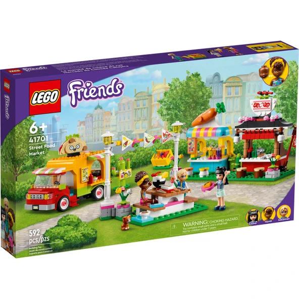 LEGO Friends Sokak Lezzetleri Pazarı Yapım Seti 41701 ürün görseli 1