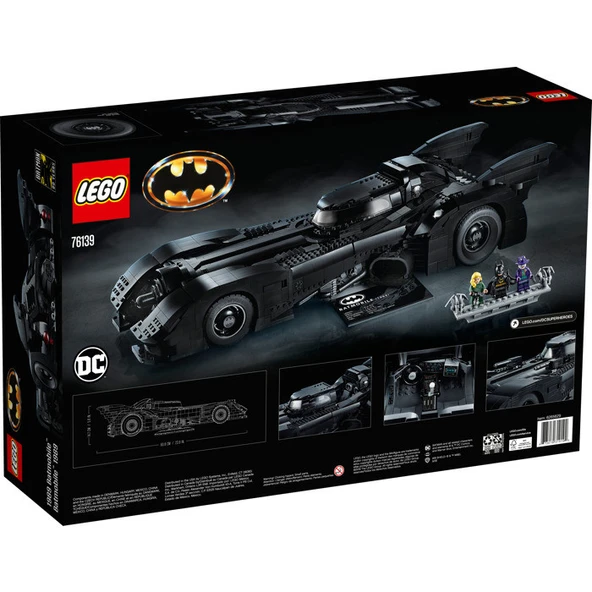 LEGO Super Heroes 76139 1989 Batmobile - Resim 3
