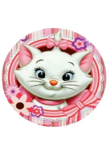 hediyehobihersey Cat Şekerli Kağıda Baskı Yenilebilir Kağıt Pasta Baskısı ürün görseli 1