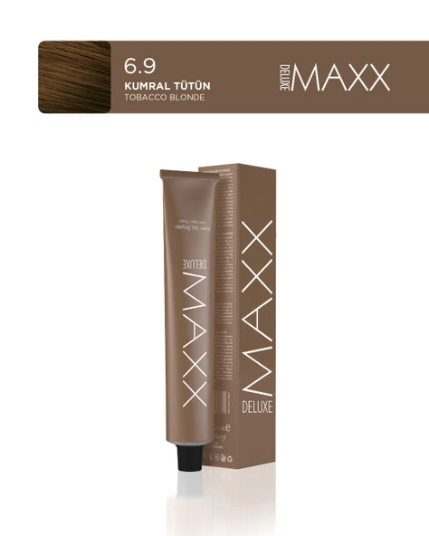 MAXX DELUXE Tüp Saç Boyası 60 ml 6.9 Kumral Tütün ürün görseli 1