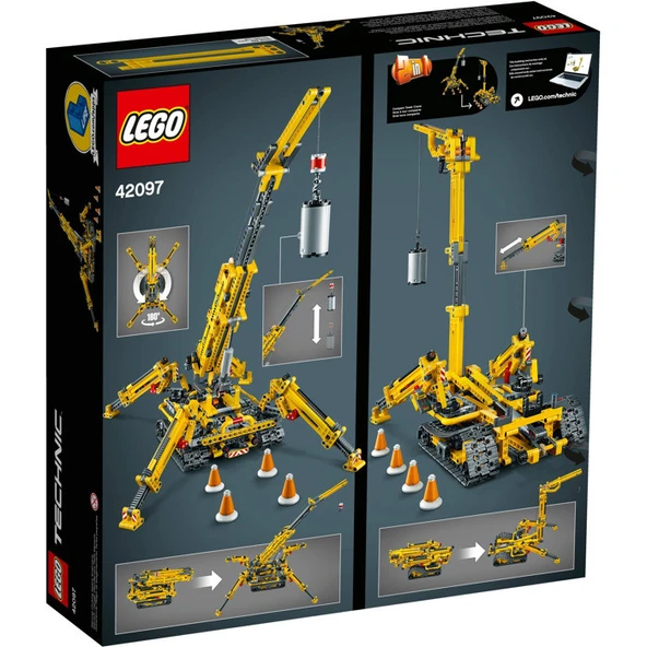 LEGO Technic 42097 Kompakt Paletli Vinç - Resim 3