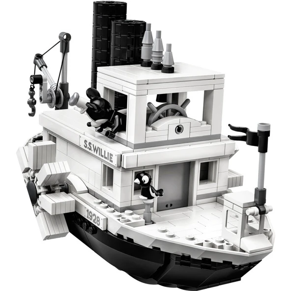 LEGO Ideas 21317 Steamboat Willie - Resim 4