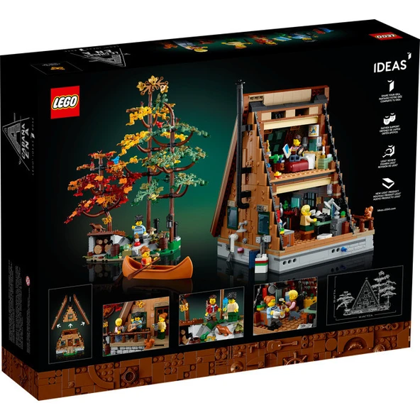 LEGO 21338 Ideas Dik Çatılı Kulübe - Resim 4
