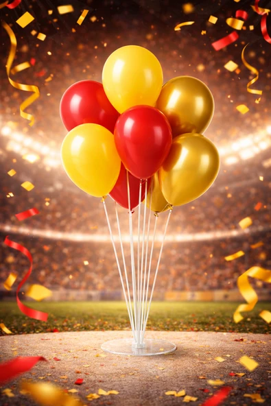 hediyehobihersey Futbol ve Taraftar Balon ve Stand Seti ürün görseli 1