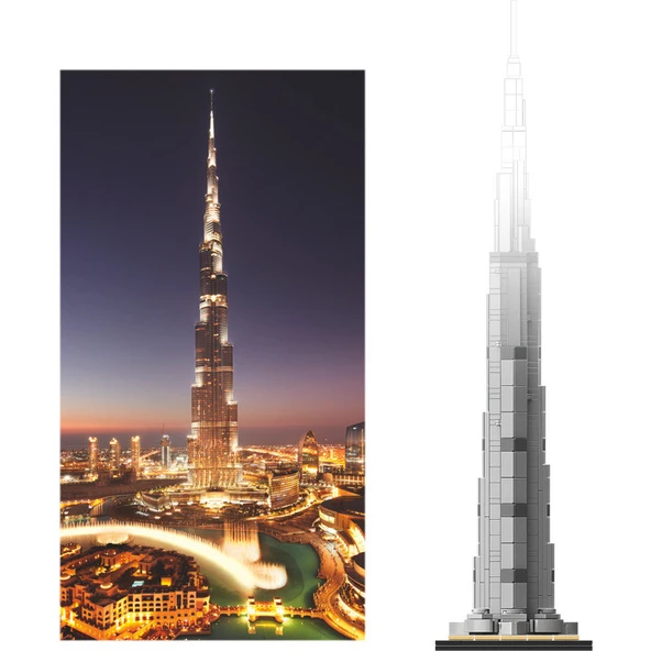 LEGO Architecture 21055 Burj Khalifa - Resim 5