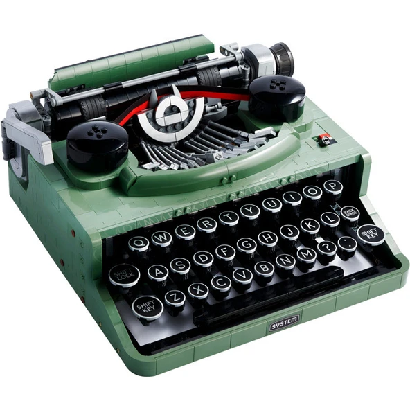 LEGO Ideas Daktilo 21327 - Yetişkinler İçin Nostaljik Anıları Canlandıran Koleksiyonluk ve Sergilenebilir Yaratıcı Model Yapım Seti (2079 Parça) ürün görseli 1