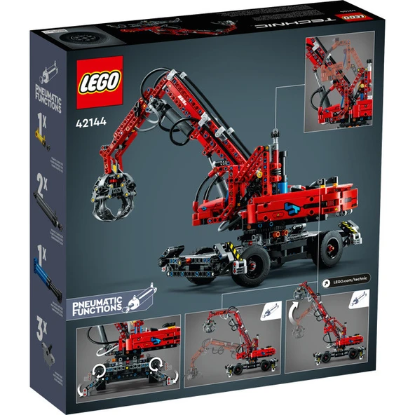 LEGO Technic Malzeme Elleçleyici 42144 - Resim 4