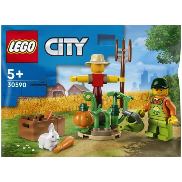 LEGO City 30590 Farm Garden & Scarecrow Polybag (34 Parça) ürün görseli 1