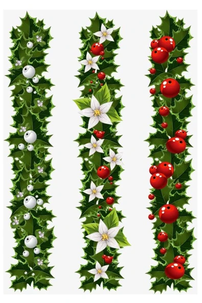 hediyehobihersey Yeniyıl Pasta Yan Dekor Şekerli Kağıda Baskı Yenilebilir Kağıt Pasta Baskısı ürün görseli 1