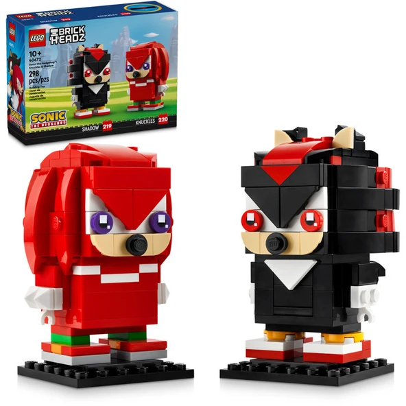 LEGO Brickheadz 40672 Sonic The Hedgehog: Knuckles ve Shadow - Resim 3