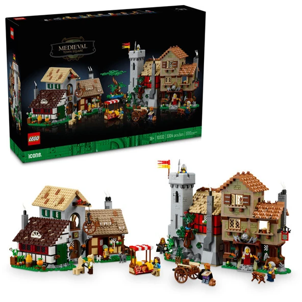 LEGO Icons 10332 Medieval Town Square - Resim 4