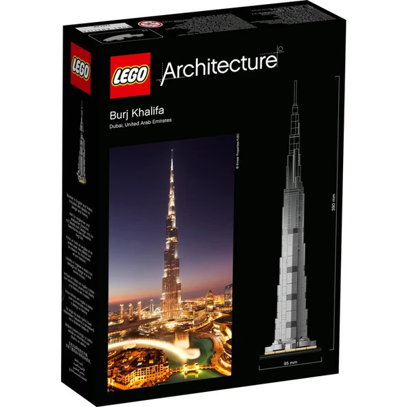 LEGO Architecture 21055 Burj Khalifa - Resim 3