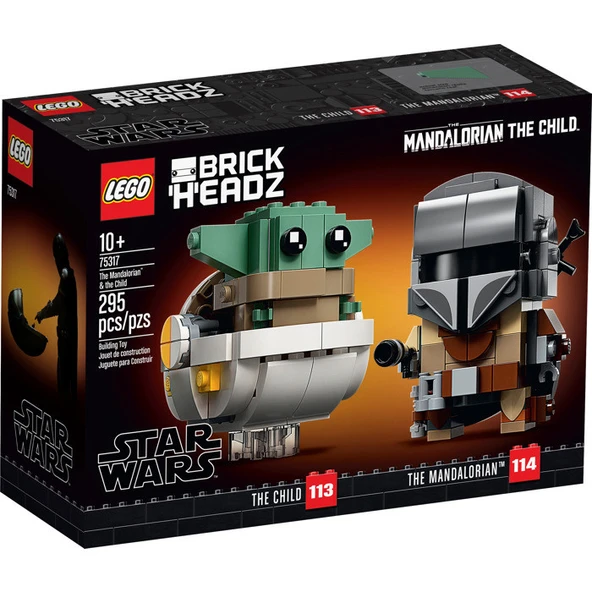 LEGO BrickHeadz Star Wars The Mandalorian And The Child 75317 ürün görseli 1