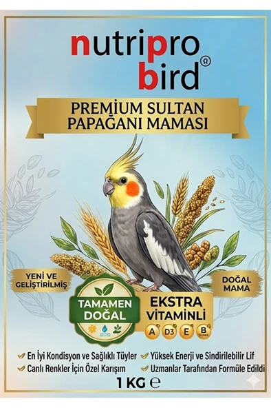 Sultan Papağanı Maması 1 Kg Vitaminli Özel Karışım Kuş Maması ürün görseli 1