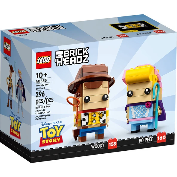 LEGO Brickheadz 40553 Woody And Bo Peep (296 Parça) ürün görseli 1