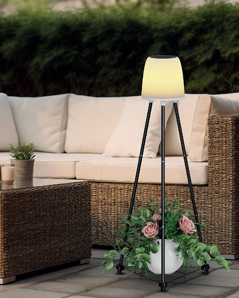 ACK AG60-06851 IP54 Solar Led Ayaklı Bahçe Abajuru ürün görseli 1