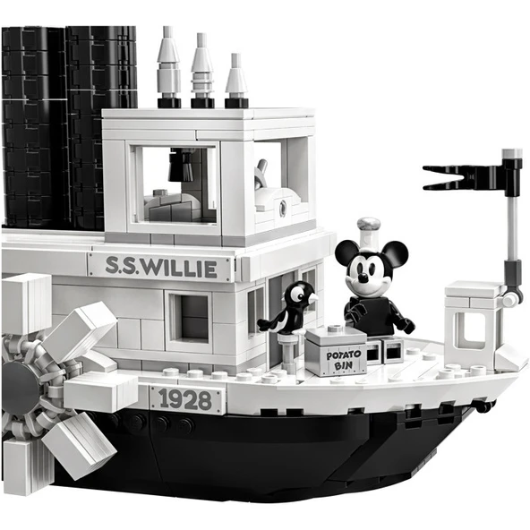 LEGO Ideas 21317 Steamboat Willie - Resim 5