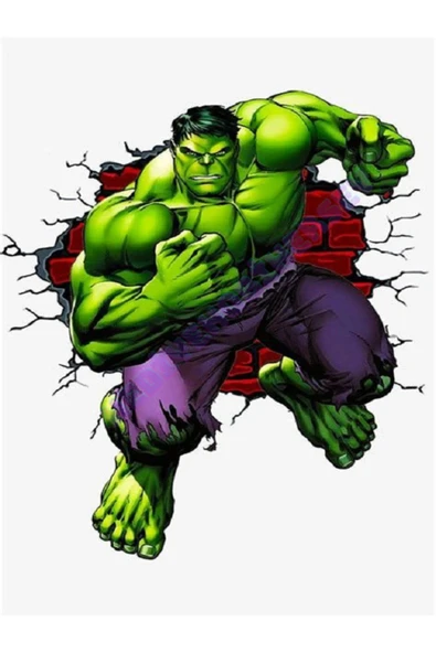 hediyehobihersey Hulk Yenilebilir Baskı, Pasta Ve Kurabiye Baskısı, Yenilebilir Kağıt, Hulk Yenilebilir Pasta Baskısı ürün görseli 1