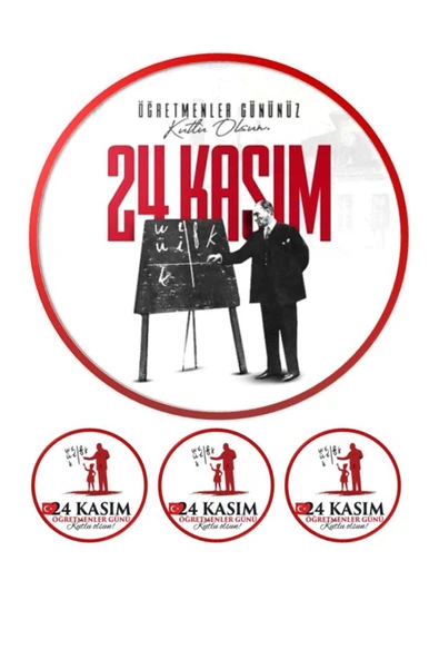hediyehobihersey Öğretmenler Günü Şekerli Kağıda Baskı Yenilebilir Kağıt Pasta Baskısı ürün görseli 1