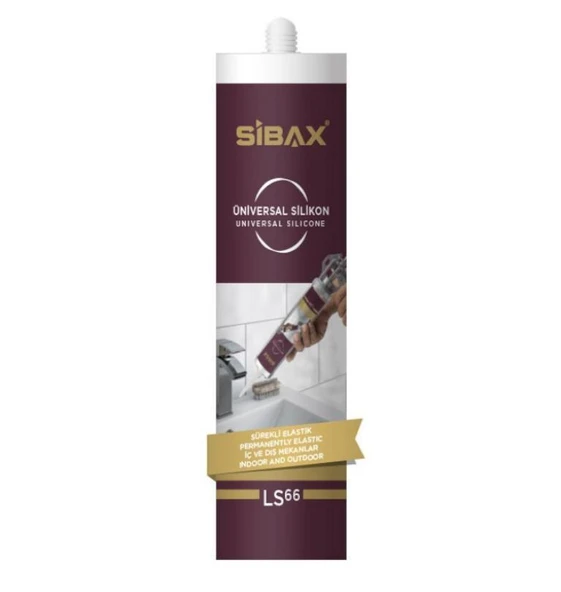 Sibax Üniversal Şeffaf Silikon 280Gr/Adet LS66 ürün görseli 1