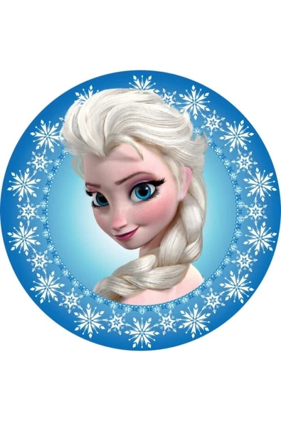 velomy Elsa Yuvarlak Şekerli Kağıda Baskı ürün görseli 1