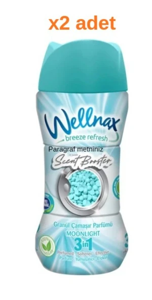 Wellnax Granül Çamaşır Parfümü Moonlight 210grx2 adet ürün görseli 1