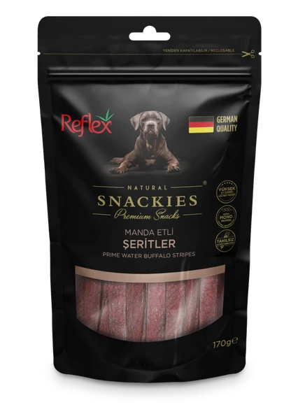 Reflex Snackies Manda Etli Şeritler Köpek Ödül Maması 170 Gr ürün görseli 1