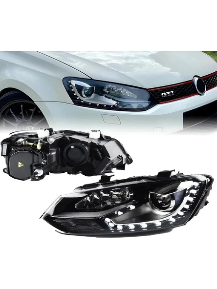 vw polo 6j 2013.2018 uyumlu krom gti far ürün görseli 1