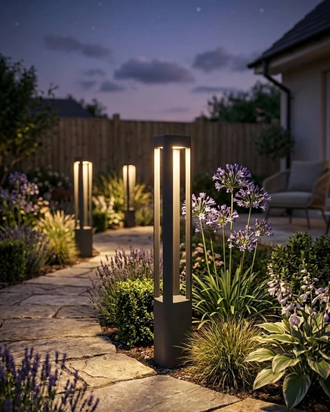 ACK AG43-02302 7W 80 cm 3000K Günışığı Dallas Alüminyum Led Bahçe Armatürü ürün görseli 1