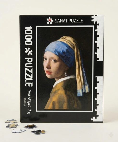 1000 Parça Puzzle İnci Küpeli Kız ürün görseli 1