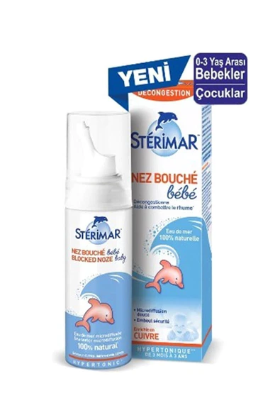 Sterimar Baby Burun Spreyi Blocked Nose Hipertonik Sprey 100 ml ürün görseli 1