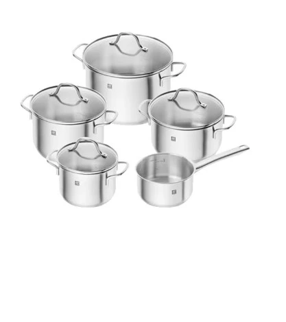 Zwilling Flow 5'li Çelik Tencere Seti - Resim 3
