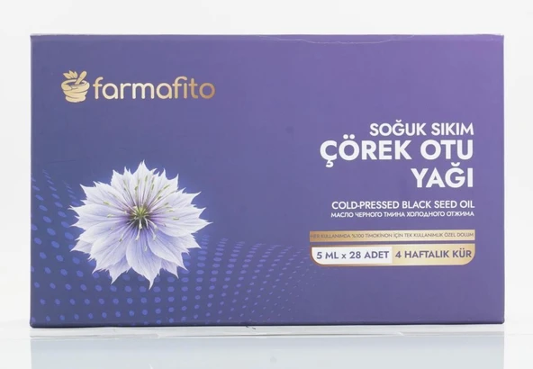 Farmafito Çörekotu Yağı 5 Ml x 28 Adet ürün görseli 1