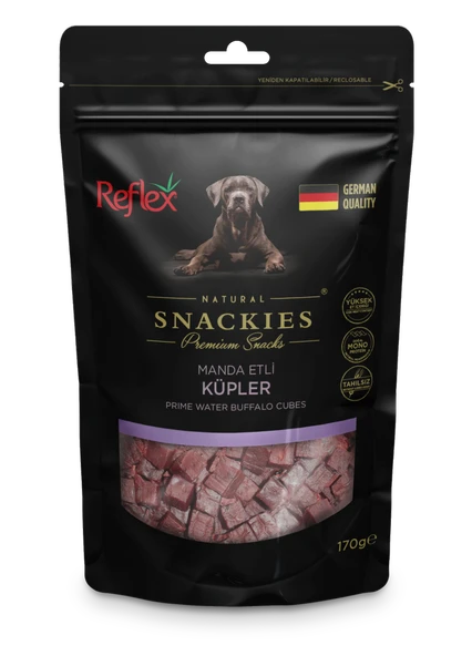 Reflex Snackies Manda Etli Küp Köpek Ödül Maması 170 Gr ürün görseli 1