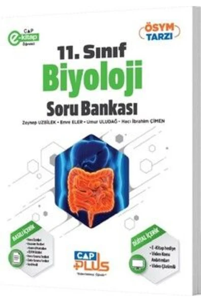Çap Yayınları 11. Sınıf Anadolu Biyoloji Plus Soru Bankası ürün görseli 1