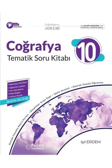 Palme Yayınları 10. Sınıf Coğrafya Tematik Soru Kitabı ürün görseli 1