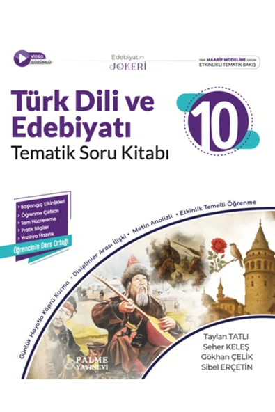 10.SINIF JOKER TÜRK DİLİ VE EDEBİYATI SORU KİTABI TEMATİK *YENİ MÜFREDAT * ürün görseli 1
