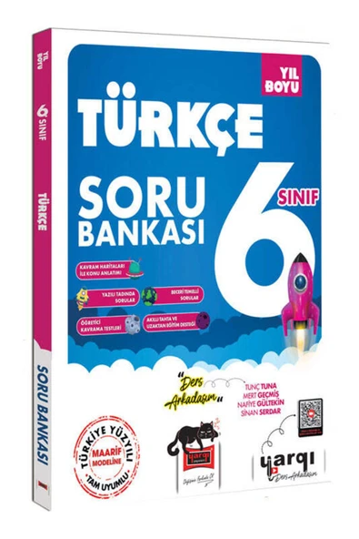 Yargı 6.Sınıf Türkçe Yıl Boyu Soru Bankası Yargı Yayınları ürün görseli 1
