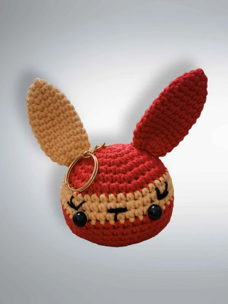 Amigurumi Anahtarlık 7-8 cm Sevimli El Örgüsü Hediyelik Anahtar ve Çanta Aksesuarı ürün görseli 1