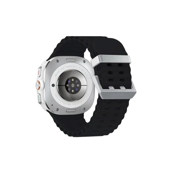 Watch 7 Ultra Kr417 Rug Silikon Kordon - Siyah ürün görseli 1