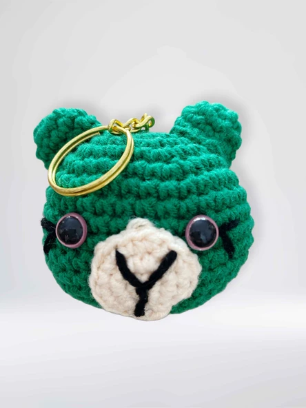 Amigurumi Anahtarlık 7-8 cm Sevimli El Örgüsü Hediyelik Anahtar ve Çanta Aksesuarı ürün görseli 1
